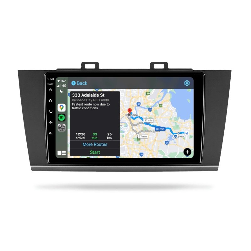 Subaru Outback 2015-2022 - Premium Head Unit Upgrade Kit: Radio Infotainment System with Wired & Wireless Apple CarPlay and Android Auto Compatibility - baeumer technologies