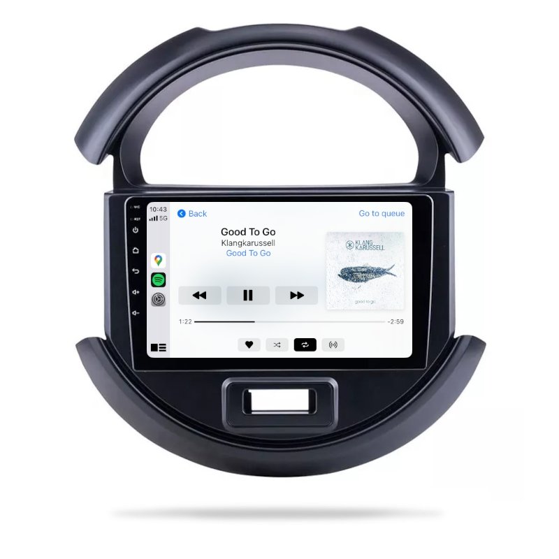 Suzuki S-Presso 2019-2022 - Premium Head Unit Upgrade Kit: Radio Infotainment System with Wired & Wireless Apple CarPlay and Android Auto Compatibility - baeumer technologies