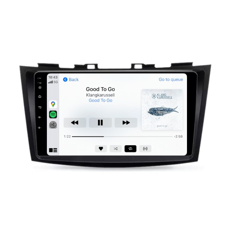 Suzuki Swift 2011-2017 - Premium Head Unit Upgrade Kit: Radio Infotainment System with Wired & Wireless Apple CarPlay and Android Auto Compatibility - baeumer technologies