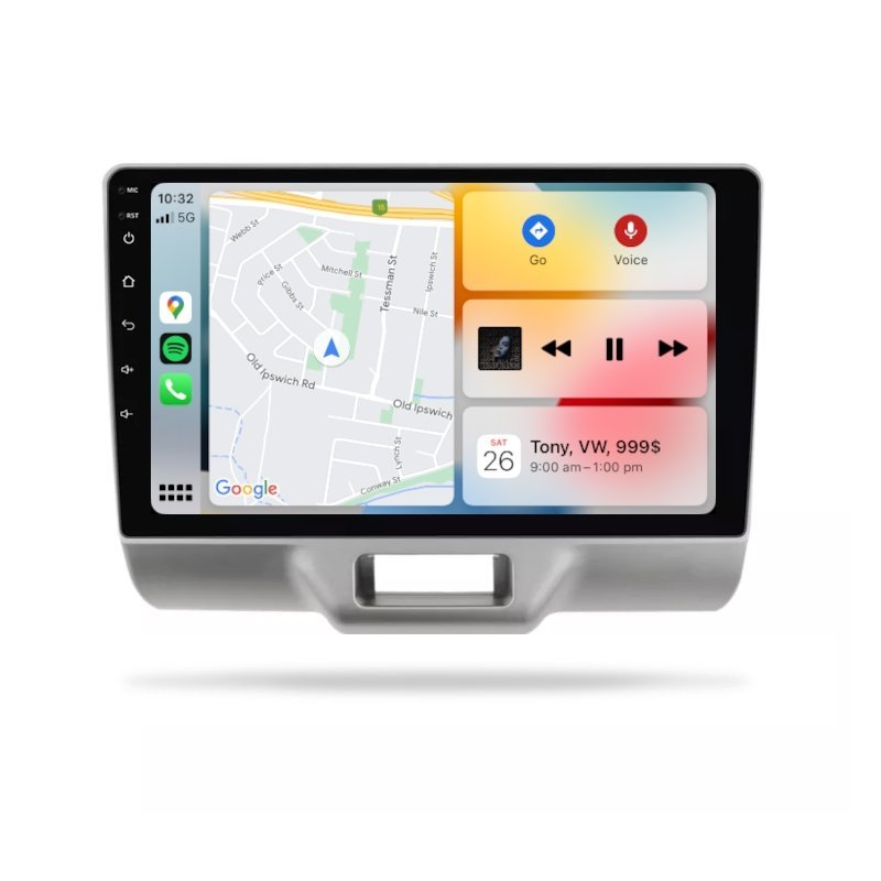 Suzuki Wagon R 2017-2022 - Premium Head Unit Upgrade Kit: Radio Infotainment System with Wired & Wireless Apple CarPlay and Android Auto Compatibility - baeumer technologies