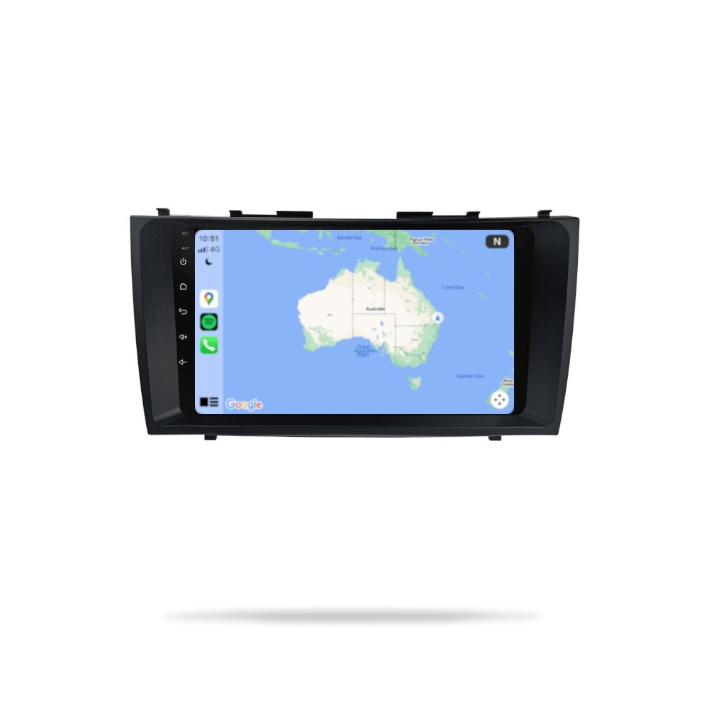 Toyota Camry 2006-2011 - Premium Head Unit Upgrade Kit: Radio Infotainment System with Wired & Wireless Apple CarPlay and Android Auto Compatibility - baeumer technologies