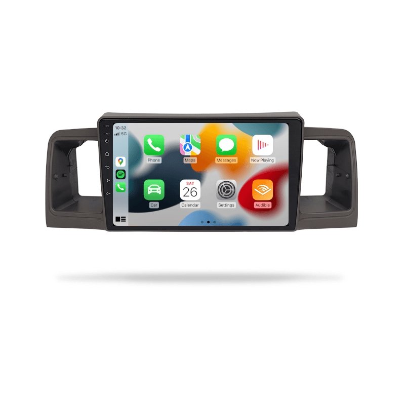 Toyota Corolla 2002-2007 - Premium Head Unit Upgrade Kit: Radio Infotainment System with Wired & Wireless Apple CarPlay and Android Auto Compatibility - baeumer technologies