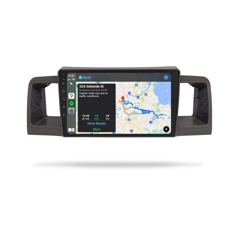 Toyota Corolla 2002-2007 - Premium Head Unit Upgrade Kit: Radio Infotainment System with Wired & Wireless Apple CarPlay and Android Auto Compatibility - baeumer technologies