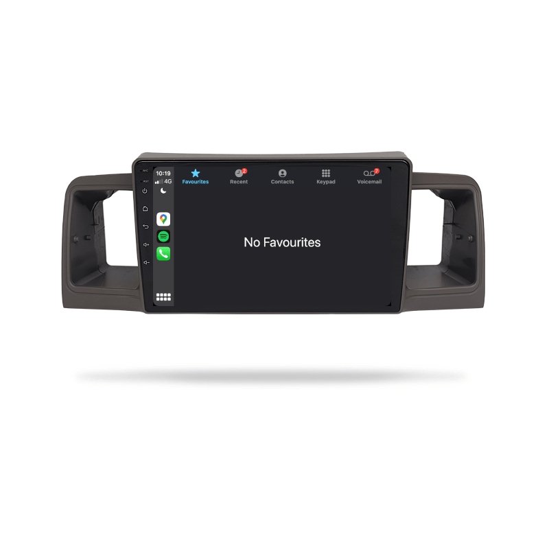 Toyota Corolla 2002-2007 - Premium Head Unit Upgrade Kit: Radio Infotainment System with Wired & Wireless Apple CarPlay and Android Auto Compatibility - baeumer technologies