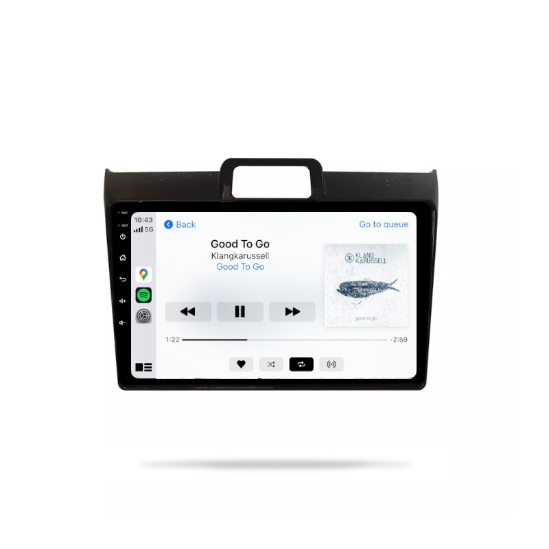 Toyota Corolla Axio Fielder 2012-2021 - Premium Head Unit Upgrade Kit: Radio Infotainment System with Wired & Wireless Apple CarPlay and Android Auto Compatibility - baeumer technologies