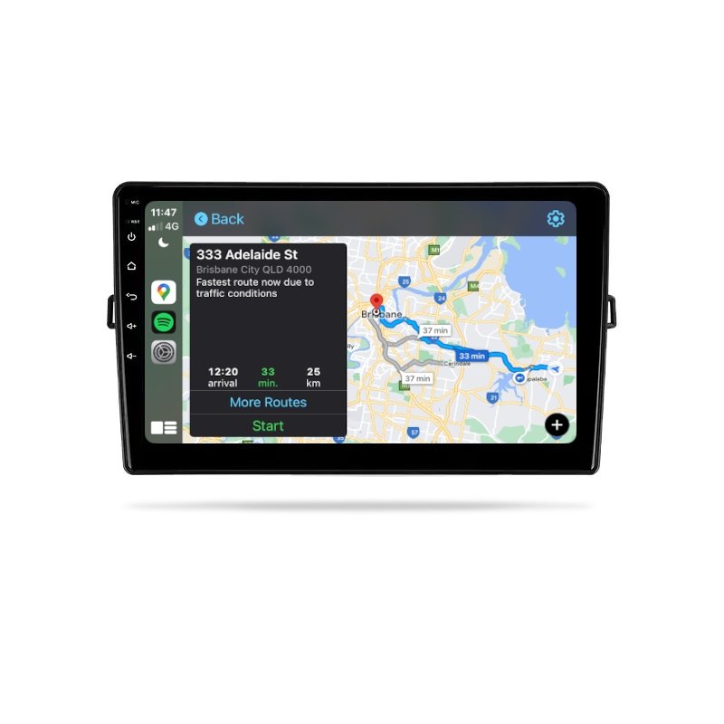 Toyota Corolla Hatchback 2007-2011 (Auris) - Premium Head Unit Upgrade Kit: Radio Infotainment System with Wired & Wireless Apple CarPlay and Android Auto Compatibility - baeumer technologies