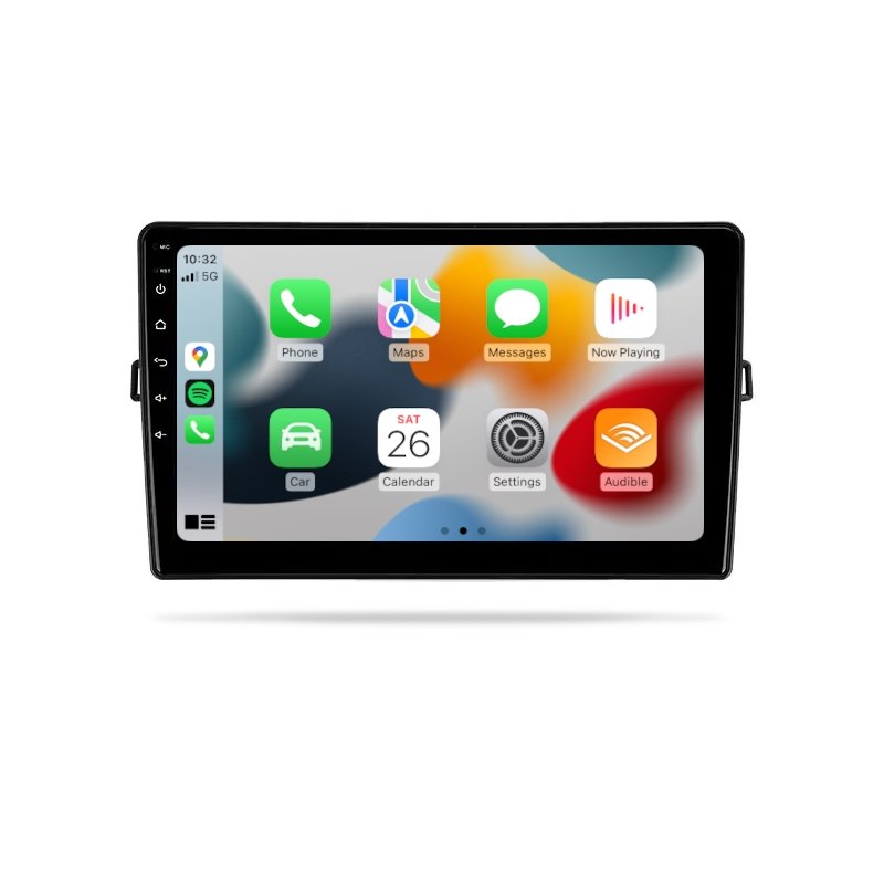 Toyota Corolla Hatchback 2007-2011 (Auris) - Premium Head Unit Upgrade Kit: Radio Infotainment System with Wired & Wireless Apple CarPlay and Android Auto Compatibility - baeumer technologies