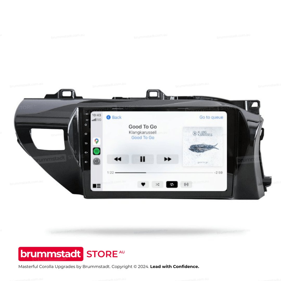 Toyota Corolla Sedan 2013-2016 - Premium Head Unit Upgrade Kit: Radio Infotainment System with Wired & Wireless Apple CarPlay and Android Auto Compatibility - baeumer technologies