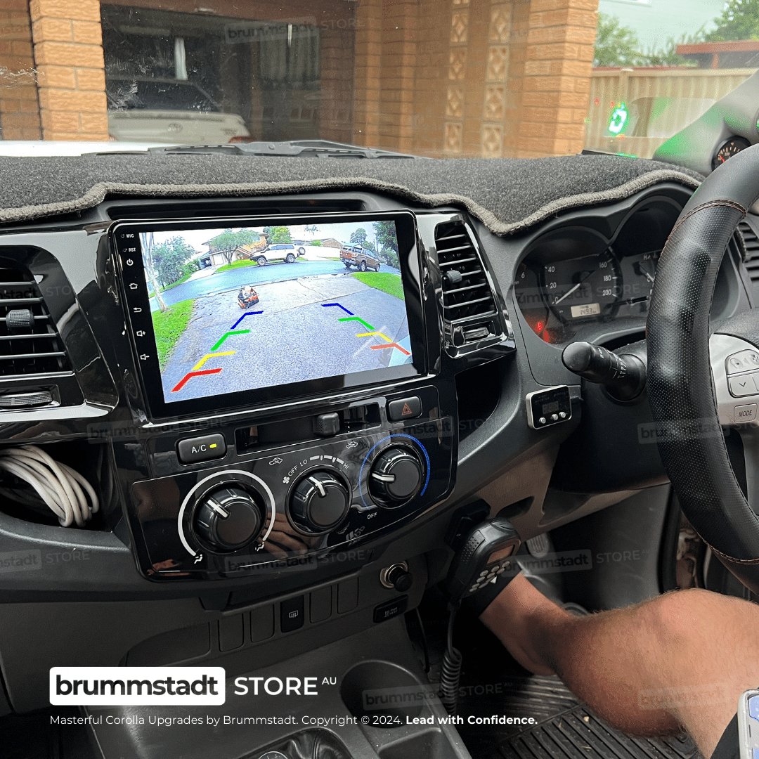 Toyota Corolla Sedan 2013-2016 - Premium Head Unit Upgrade Kit: Radio Infotainment System with Wired & Wireless Apple CarPlay and Android Auto Compatibility - baeumer technologies