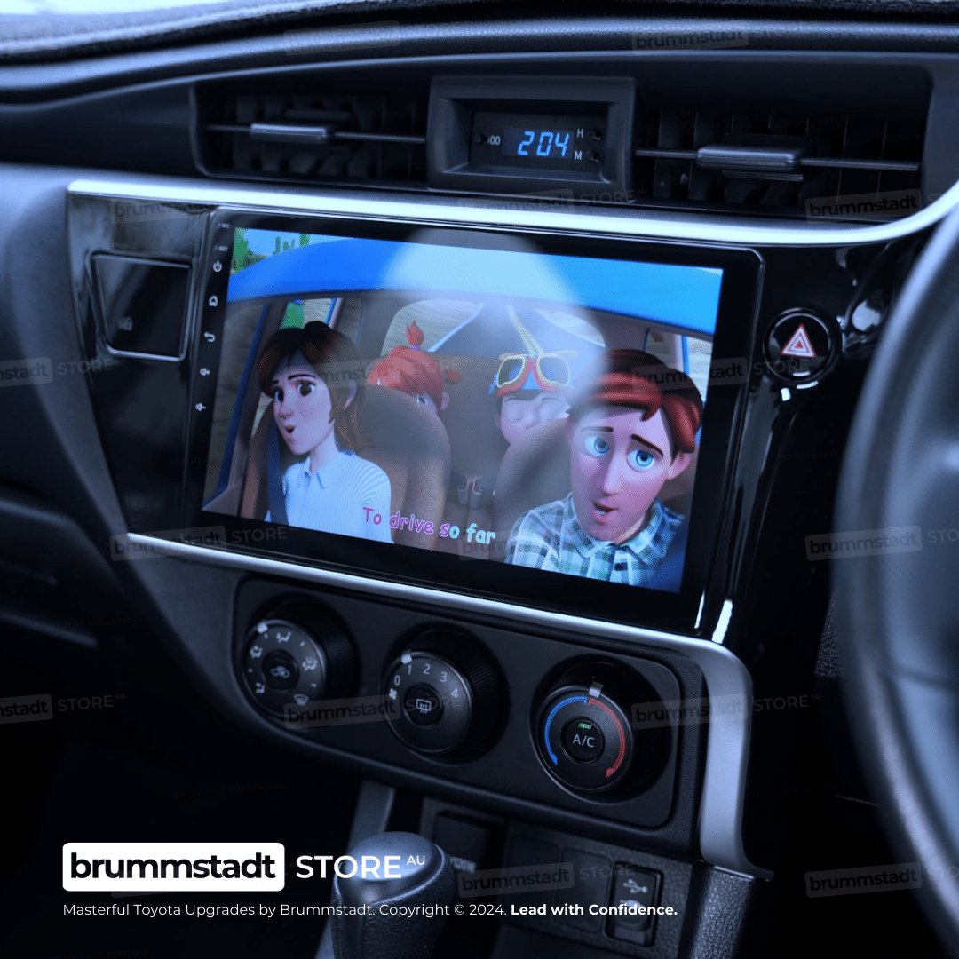 Toyota Corolla Sedan 2017-2019 - Premium Head Unit Upgrade Kit: Radio Infotainment System with Wired & Wireless Apple CarPlay and Android Auto Compatibility - baeumer technologies