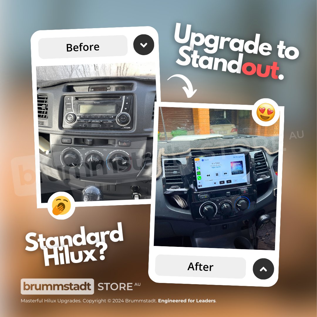 Toyota Hilux 20052014 Premium Head Unit Upgrade Kit Radio Infotain