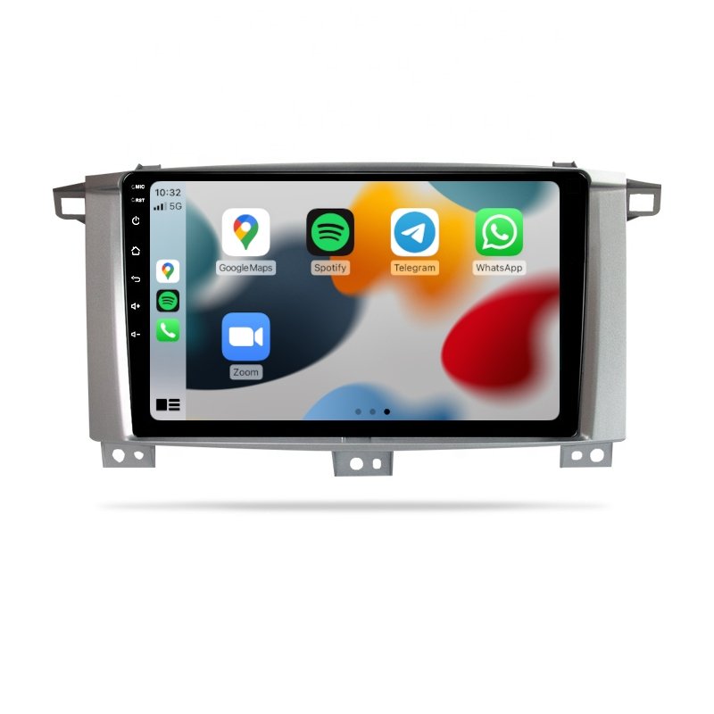 Toyota Land Cruiser 100 Series 1999-2007 - Premium Head Unit Upgrade Kit: Radio Infotainment System with Wired & Wireless Apple CarPlay and Android Auto Compatibility - baeumer technologies