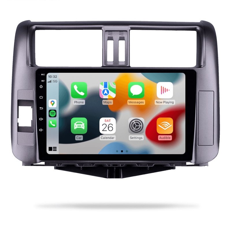 Toyota Prado 2009-2013 150 Series - Premium Head Unit Upgrade Kit: Radio Infotainment System with Wired & Wireless Apple CarPlay and Android Auto Compatibility - baeumer technologies