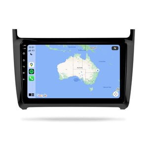 VW Polo 2015 - Premium Head Unit Upgrade Kit: Radio Infotainment System with Wired & Wireless Apple CarPlay and Android Auto Compatibility